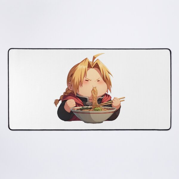 Item preview, Edward Elric Fullmetal Alchemist Ramen Kawaii Anime Chibi Blonde Hair Bowl designed and sold by Raslbazola.