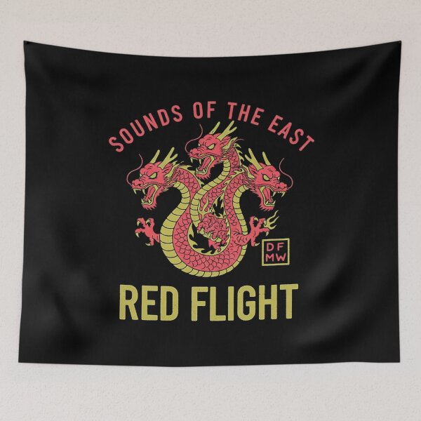 Item preview, Sounds Of The East Red Flight Three Headed Dragon designed and sold by zzz888.