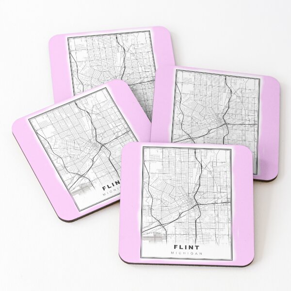 Item preview, Minimalist Flint Map designed and sold by Tamas Das.