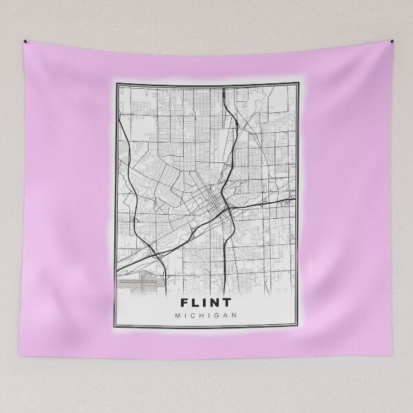 Item preview, Minimalist Flint Map designed and sold by Tamas Das.