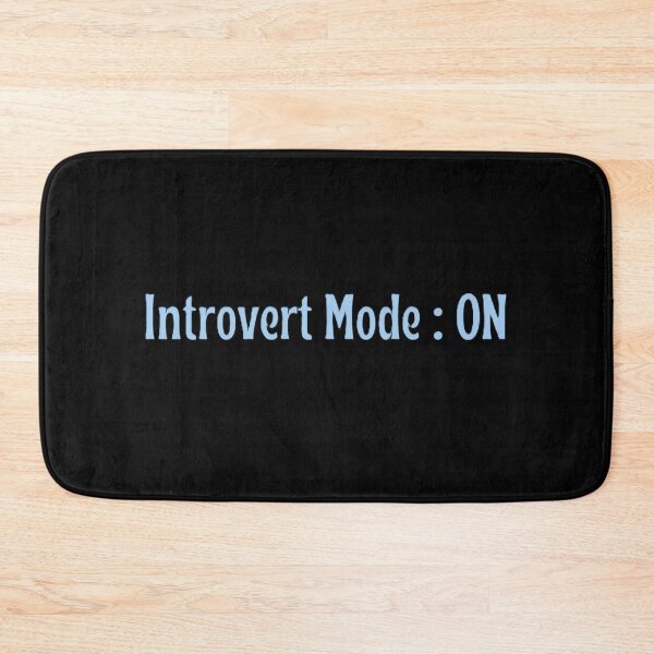 Item preview, Introvert Mode ON Funny Typography Design. designed and sold by Artilura.