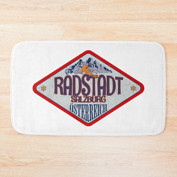 Item preview, Radstadt, Salzburg, Osterreich, Austria, Vintage skiing badge design designed and sold by Wanderful-roads.