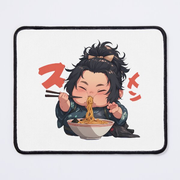 Item preview, Anime Fuu Samurai Champloo Ramen Kawaii Anime Chibi Dark Hair Cute Bowl designed and sold by Raslbazola.