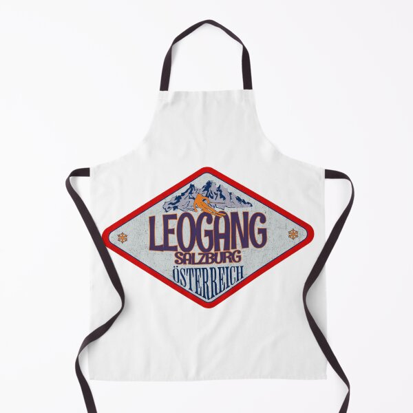 Item preview, Leogang, Salzburg, Osterreich, Austria, Vintage skiing badge design designed and sold by Wanderful-roads.