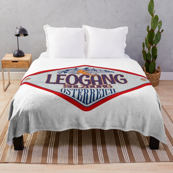 Item preview, Leogang, Salzburg, Osterreich, Austria, Vintage skiing badge design designed and sold by Wanderful-roads.