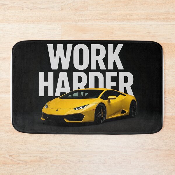 Item preview, Work Harder Lamborghini Wall Art  designed and sold by H A R L E I G H .