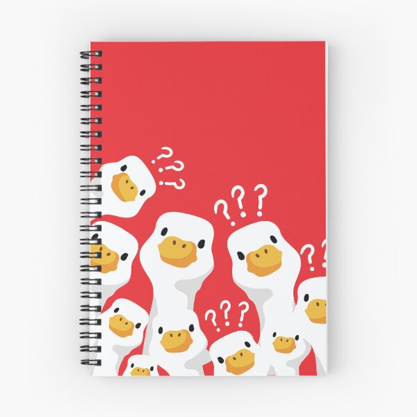Item preview, Confused Duck Pattern – Cute Minimal Goose Illustration with Funny Expressions designed and sold by Cosmodoody.