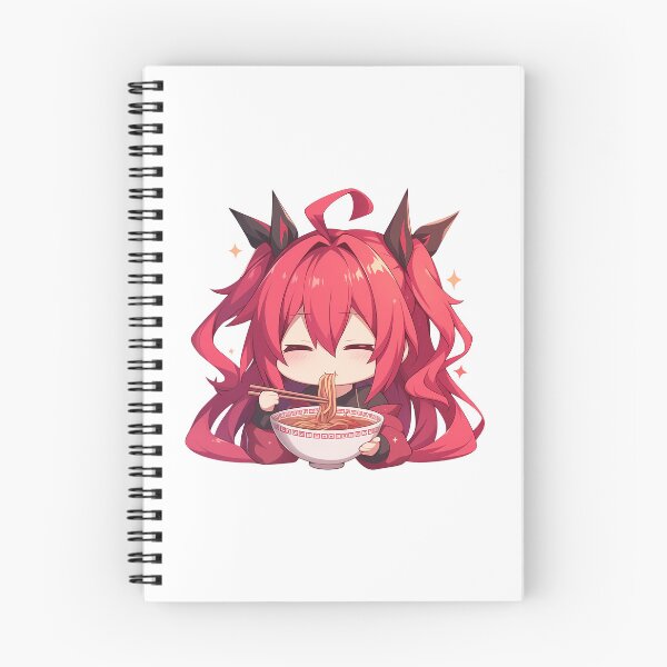Item preview, Kotori Itsuka Date A Live Ramen Kawaii Anime Chibi Red Hair Cute Bowl designed and sold by Raslbazola.