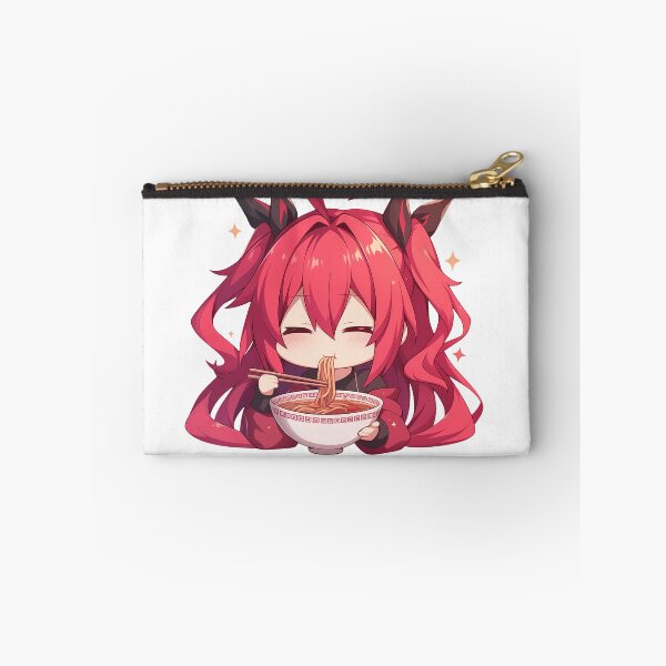 Item preview, Kotori Itsuka Date A Live Ramen Kawaii Anime Chibi Red Hair Cute Bowl designed and sold by Raslbazola.