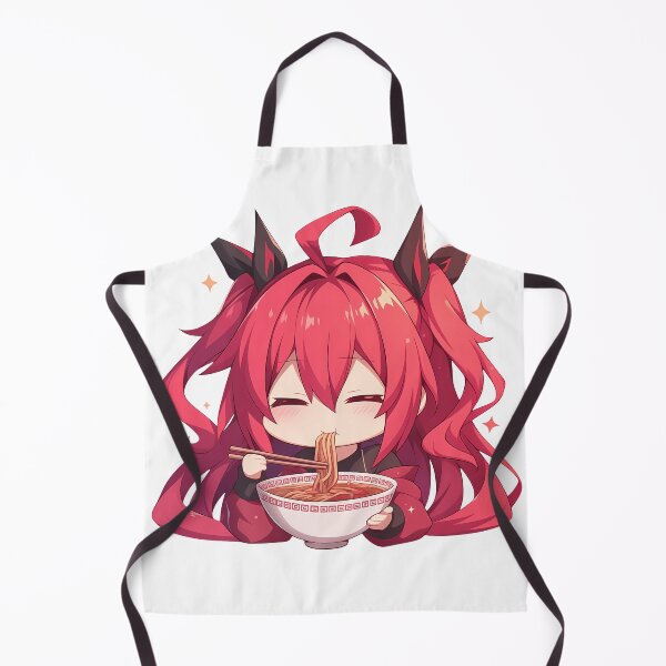 Item preview, Kotori Itsuka Date A Live Ramen Kawaii Anime Chibi Red Hair Cute Bowl designed and sold by Raslbazola.