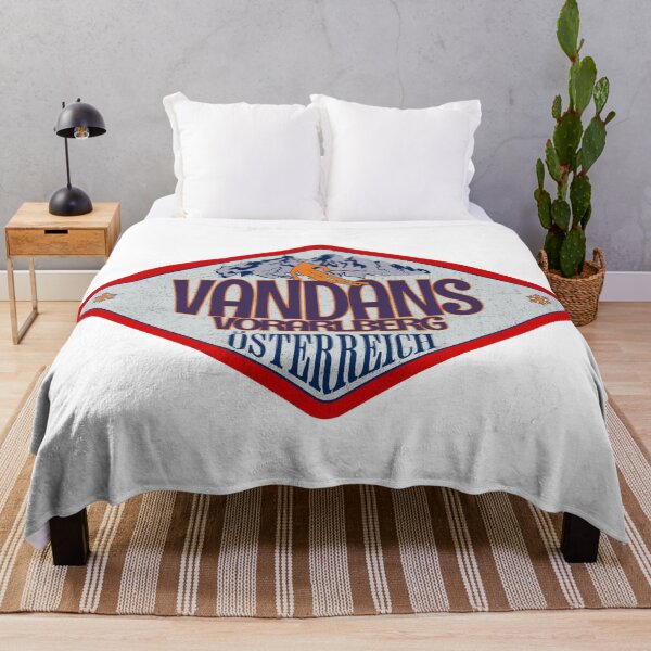 Item preview, Vandans, Vorarlberg, Osterreich, Austria, Vintage skiing badge design designed and sold by Wanderful-roads.