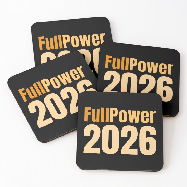 Item preview, Full Power 2026 – Bold New Year Motivation Typography Design designed and sold by PixelPlush.