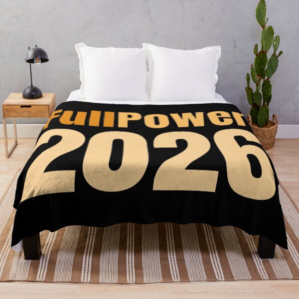 Item preview, Full Power 2026 – Bold New Year Motivation Typography Design designed and sold by PixelPlush.