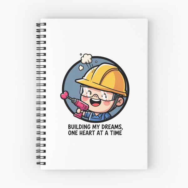 Item preview, Cute Construction Worker Building Dreams designed and sold by Bright Vibe Designs.