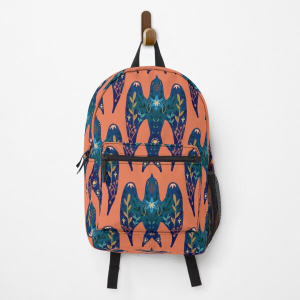 Item preview, Swallow, colorful pattern, bird symbolism, nature, floral patterns designed and sold by Dormitria.