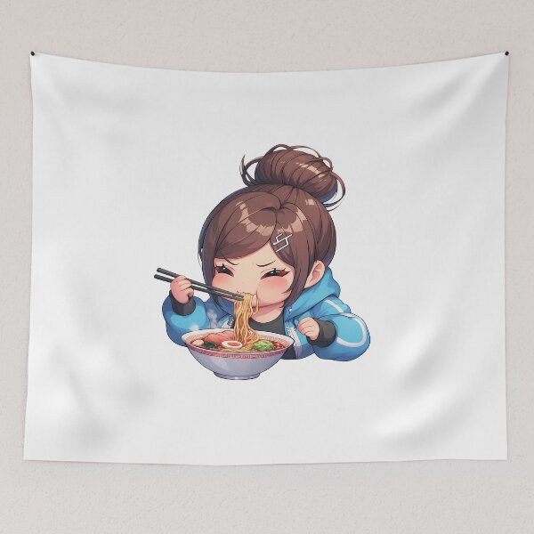 Item preview, Anime Aoi Asahina Danganronpa Ramen Kawaii Anime Chibi Brown Hair Cute Bowl designed and sold by Raslbazola.