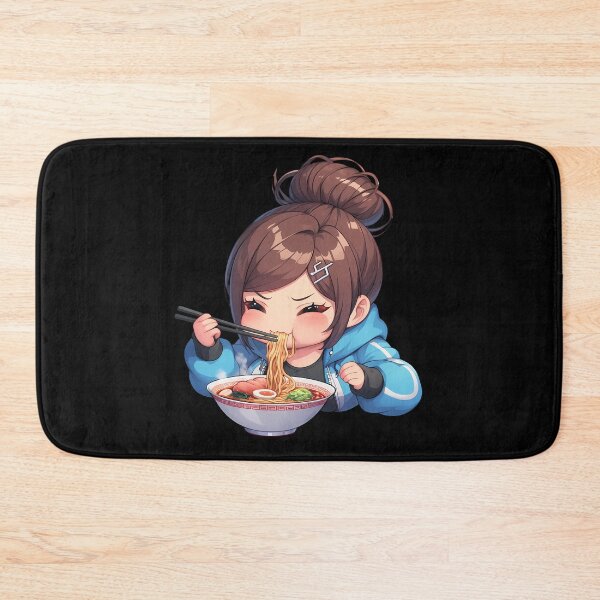 Item preview, Anime Aoi Asahina Danganronpa Ramen Kawaii Anime Chibi Brown Hair Cute Bowl designed and sold by Raslbazola.
