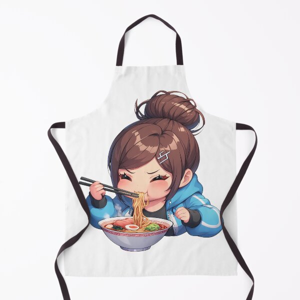 Item preview, Anime Aoi Asahina Danganronpa Ramen Kawaii Anime Chibi Brown Hair Cute Bowl designed and sold by Raslbazola.