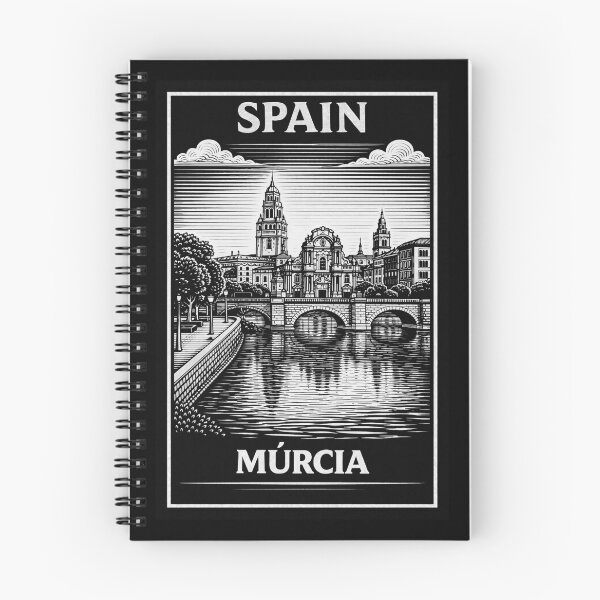 Item preview, Murcia Spain Linocut Style  designed and sold by Thistle-TShop.