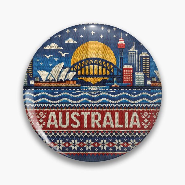 Item preview, Sydney skyline, beautiful knitting pattern Australia designed and sold by Mauswohn.