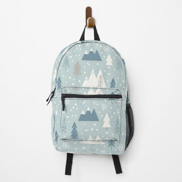 Item preview, Cozy Winter Forest Pattern – Minimal Scandinavian Snowy Mountains designed and sold by Fandom Universe.