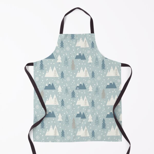 Item preview, Cozy Winter Forest Pattern – Minimal Scandinavian Snowy Mountains designed and sold by Fandom Universe.