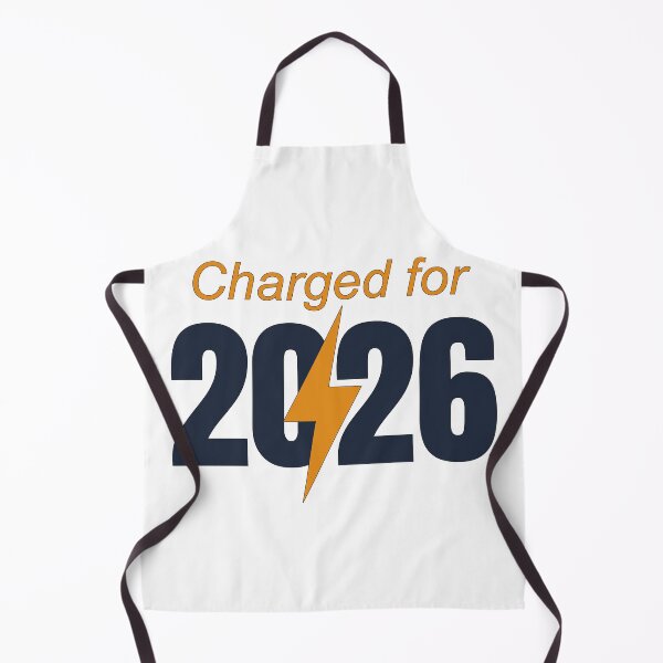 Item preview, Charged for 2026 – Electric New Year Motivation Typography Design designed and sold by PixelPlush.