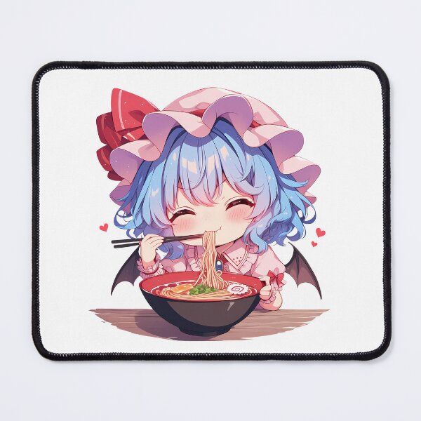 Item preview, Anime Remilia Scarlet Touhou Ramen Kawaii Anime Chibi Blue Hair Cute Bowl designed and sold by Raslbazola.
