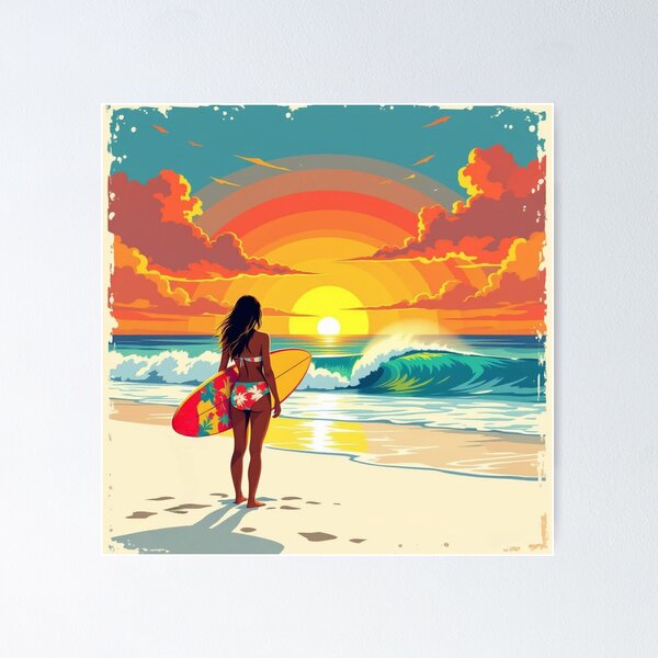 Item preview, Surfer Girl designed and sold by JackFreestone.