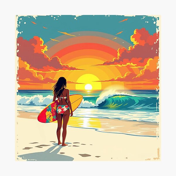 Item preview, Surfer Girl designed and sold by JackFreestone.