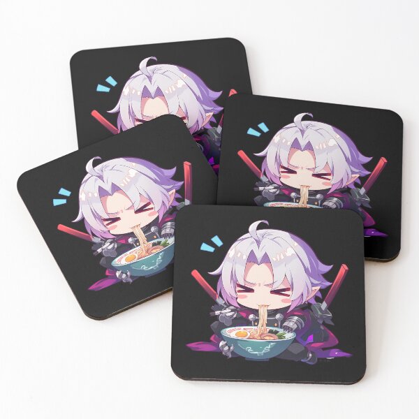 Item preview, Ferid Bathory Seraph Of The End Ramen Kawaii Chibi Silver Hair Anime designed and sold by Raslbazola.