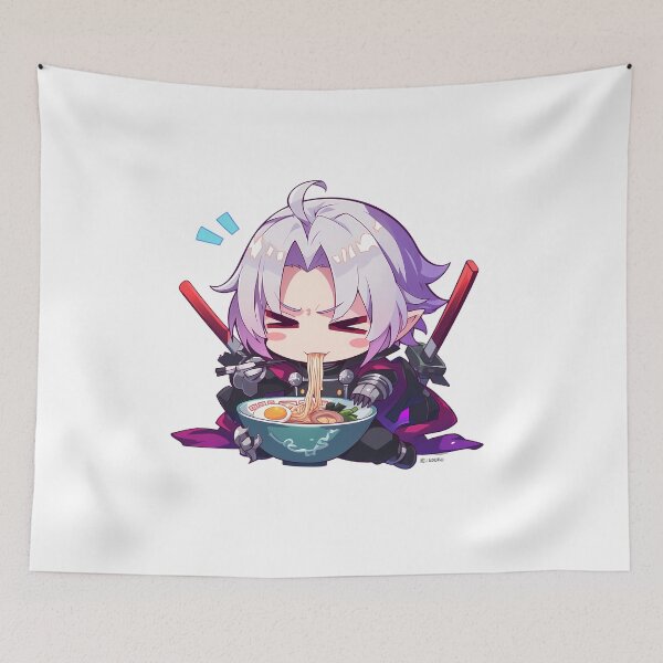 Item preview, Ferid Bathory Seraph Of The End Ramen Kawaii Chibi Silver Hair Anime designed and sold by Raslbazola.