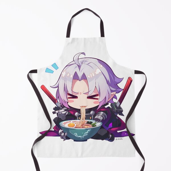 Item preview, Ferid Bathory Seraph Of The End Ramen Kawaii Chibi Silver Hair Anime designed and sold by Raslbazola.