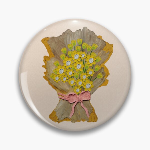 Item preview, Hand Painted Soft Oil Pastel - Yellow Flowers Bouquet designed and sold by Lee Yeng.
