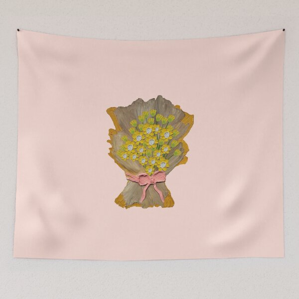 Item preview, Hand Painted Soft Oil Pastel - Yellow Flowers Bouquet designed and sold by Lee Yeng.