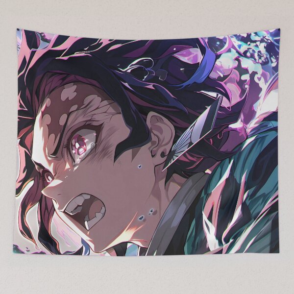 Item preview, Tanjiro Kamado Demon Slayer Anime Water Flame Master Strike designed and sold by Raslbazola.