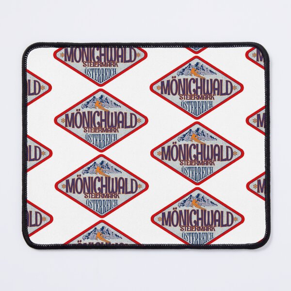 Item preview, Mönichwald, Steiermark, Osterreich, Austria, Vintage skiing badge design designed and sold by Wanderful-roads.