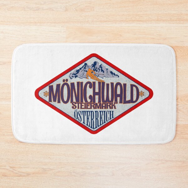 Item preview, Mönichwald, Steiermark, Osterreich, Austria, Vintage skiing badge design designed and sold by Wanderful-roads.