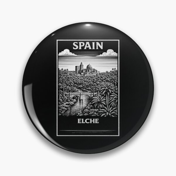 Item preview, Elche Spain Linocut Style  designed and sold by Thistle-TShop.