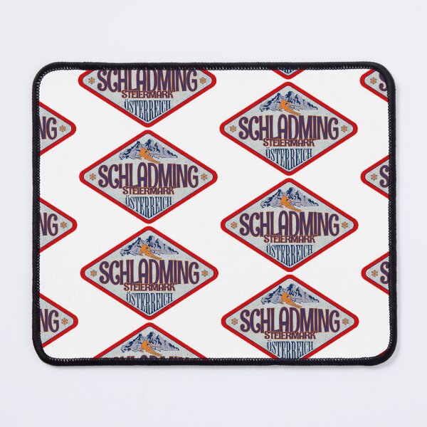 Item preview, Schladming, Steiermark, Osterreich, Austria, Vintage skiing badge design designed and sold by Wanderful-roads.