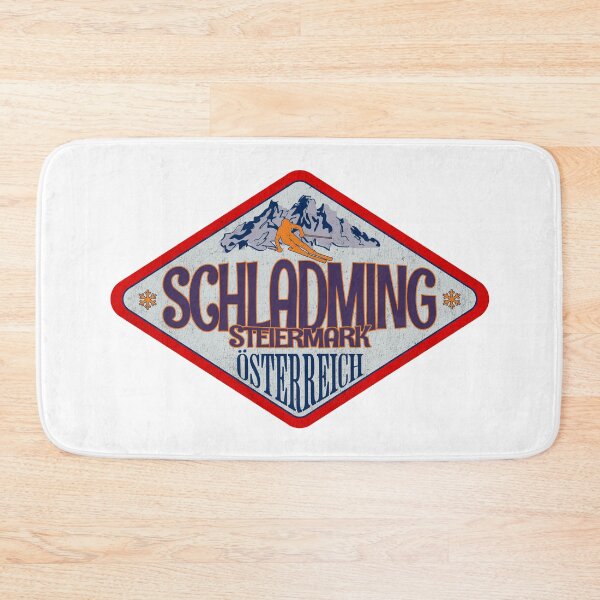 Item preview, Schladming, Steiermark, Osterreich, Austria, Vintage skiing badge design designed and sold by Wanderful-roads.