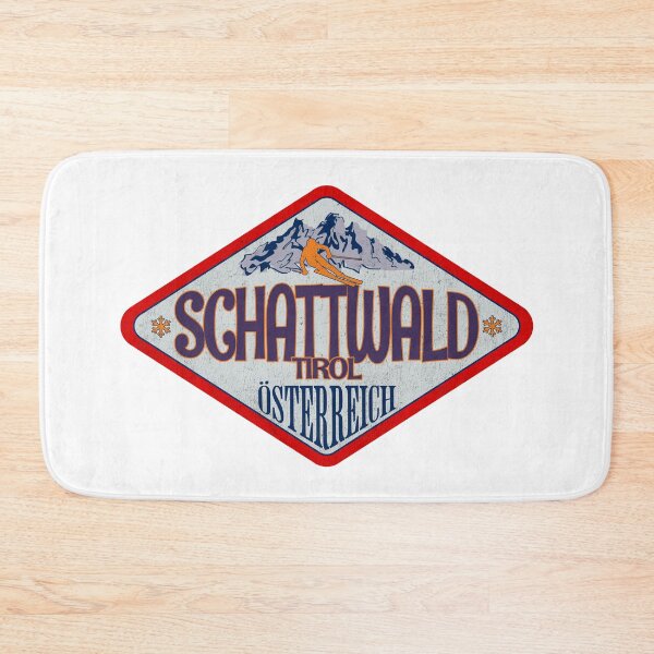 Item preview, Schattwald, Tirol, Osterreich, Austria, Vintage skiing badge design designed and sold by Wanderful-roads.