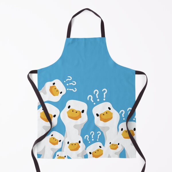 Item preview, Confused Duck Pattern – Cute Minimal Goose Illustration with Funny Expressions designed and sold by Cosmodoody.