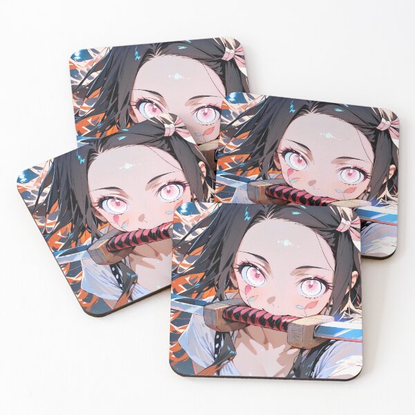 Item preview, Nezuko Kamado Demon Slayer Anime Girl Sword Night Glow designed and sold by Raslbazola.