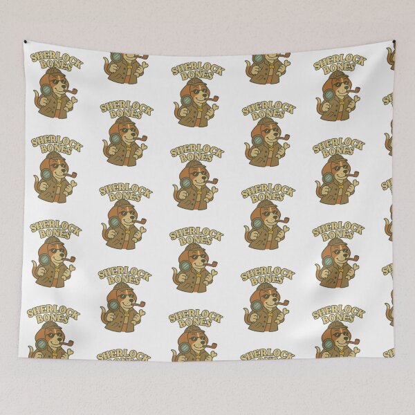 Item preview, Sherlock Bones Funny Dog Detective Pun Design designed and sold by LaughLab Apparel.