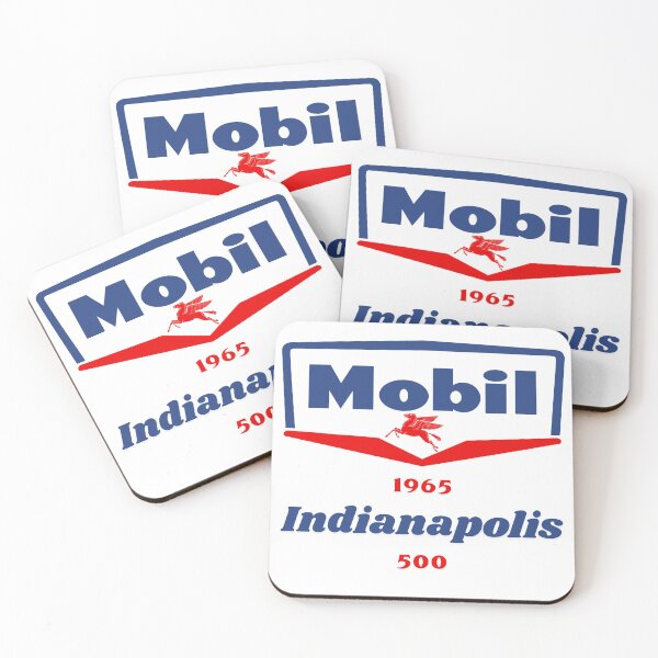 Item preview, Mobil 1965 Indianapolis 500 Vintage Car Racing Logo designed and sold by Fuel-Shirts.