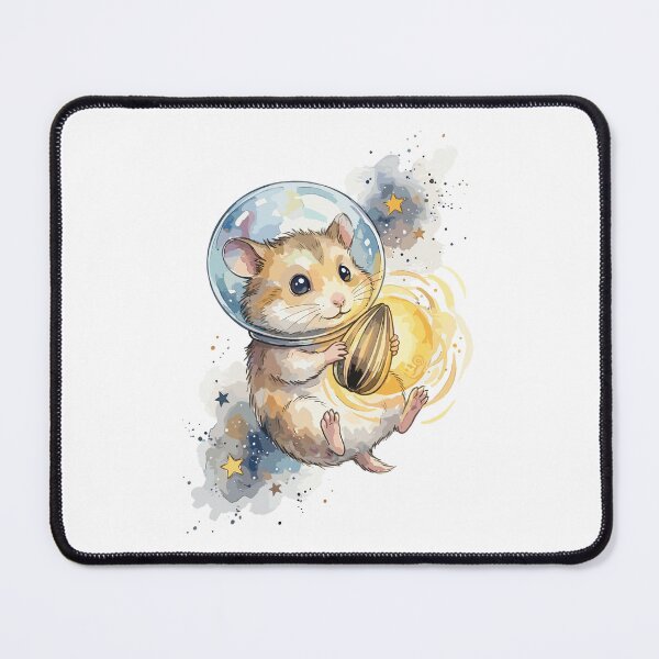 Item preview, Cute Space Animal: Astronaut Hamster designed and sold by bapupa.