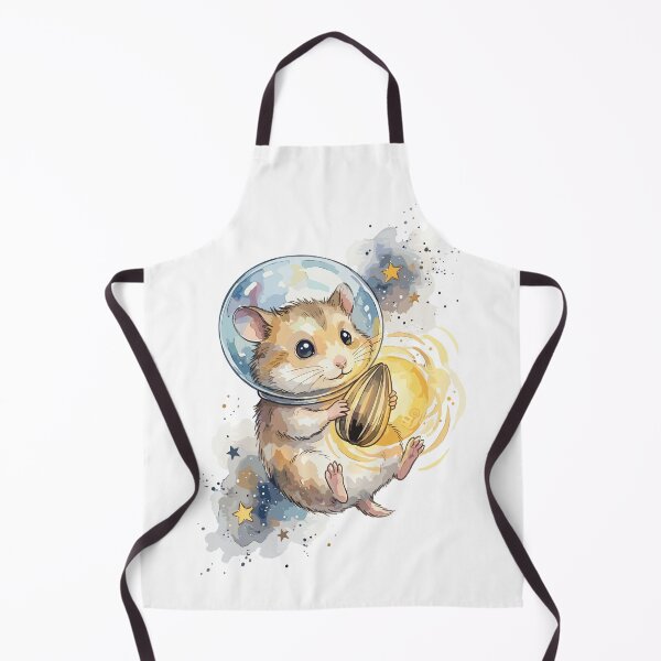 Item preview, Cute Space Animal: Astronaut Hamster designed and sold by bapupa.