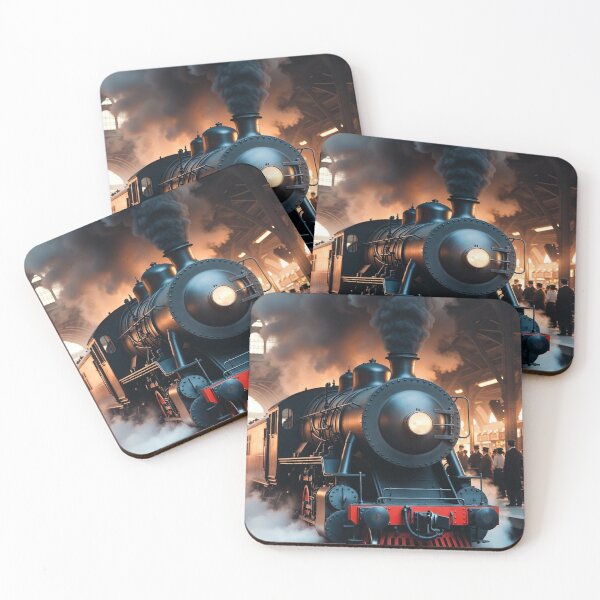 Item preview, 1920s Steam Locomotive at the Station designed and sold by Rees Pearse.