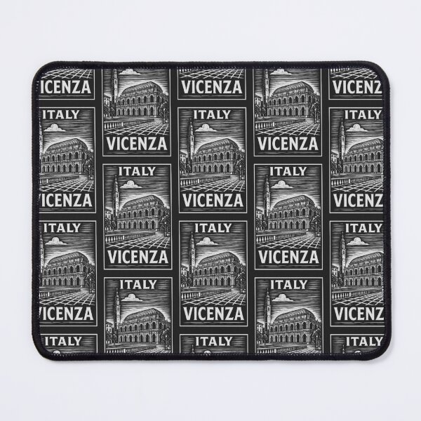 Item preview, Vicenza Italy Linocut Style designed and sold by Thistle-TShop.